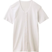 3分袖ホックシャツ(2枚組) ホワイト●ディーエーピー【取寄せ商品】