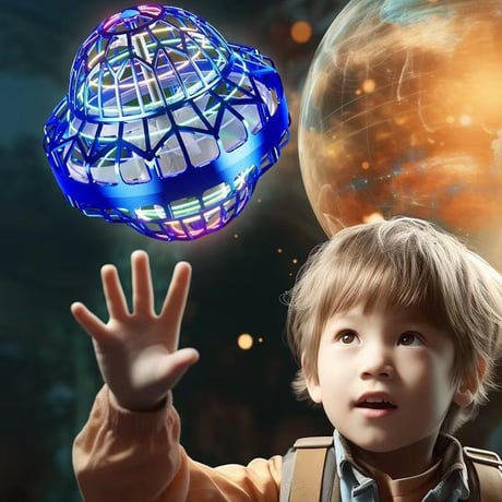 ﾌﾗｲｽﾋﾟﾅｰﾎﾞｰﾙ10min 飛行ボール ブーメラン ボール おもちゃ 子供 大人 科学 学習  教育 プレゼント ギフト 室内遊び 屋外遊び LEDライト 光る 安全 丈夫