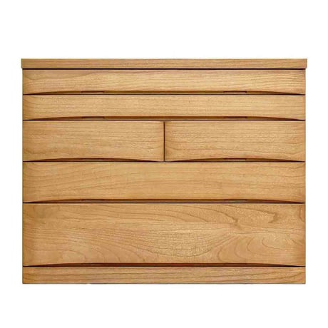 桐蔵 幅118 5段 チェスト 家具 収納 ナチュラル 6300074118●丸田木工【取寄せ商品】