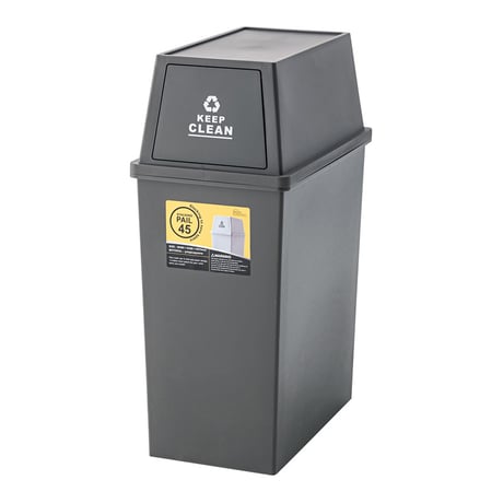 スタッキングペール４５Ｌ　スリム　ブラウン　ＬＦＳ－７６１ＢＲ 東谷株式会社