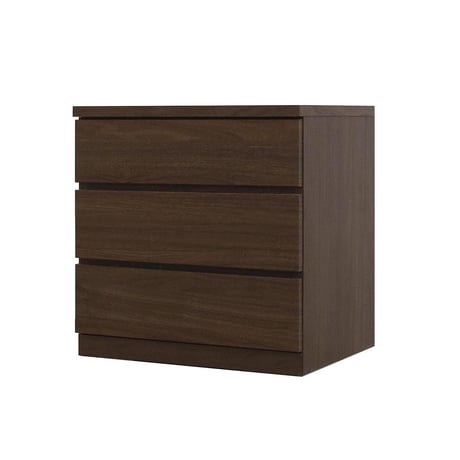 フィット 幅60 3段 チェスト 奥行44cm 家具 収納 ウォールナット 6300074189●丸田木工【取寄せ商品】