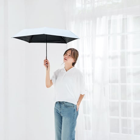 UVAir＋　晴雨兼用折りたたみ傘　ブラック 835-009●UVAir＋　晴雨兼用折りたたみ傘　ブラック●中谷【取寄せ商品】
