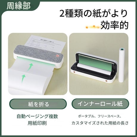 PeriPageﾐﾆﾌﾟﾘﾝﾀｰ ｸﾞﾚｰA40 CRECOTE