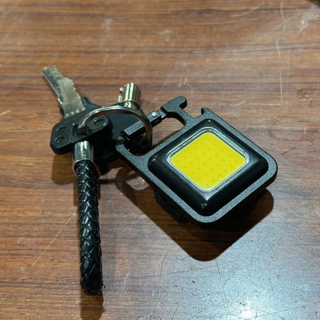 COBカラビナライト ミニ投光器 USB-C充電式 小型 作業灯 キーホルダー IPX4防水 高輝度 4種モード 磁石 アウトドア 釣り キャンプ 登山 充電式 ランタン 軽量 懐中電灯 コンパクト