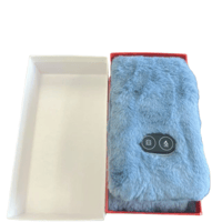 電熱マフラー ネックウォーマー Heating Massage Scarf(ﾊﾞｯﾃﾘｰ無) 紺 ネックウォーマー 加熱 マフラー ヒーター USB 電熱 かわいい