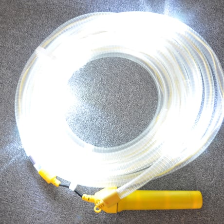 ［単１Ｘ３本］１０ｍ　ＬＥＤピカピカチューブ（白）  【取寄せ商品】