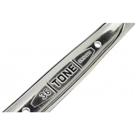 ＴＯＮＥ　シノ付めがねレンチ　銀総磨き　ＳＭＮ－２４（４１） SMN-24(41)●ＴＯＮＥ　シノ付めがねレンチ　銀総磨き　ＳＭＮ－２４（４１）●金井産業【取寄せ商品】