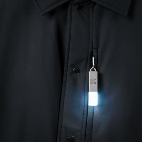 Ｌｉｇｈｔｓｔｉｃｋ　充電式防水ＬＥＤランプ　ＵＳＢ－Ｃ＆Ｐａｐｅｒ　ｐａｃｋａｇｉｎｇ（ＦＳＣ）　Ｌｉｇｈｔ　Ｂｌｕｅ 585●BOOKMAN【取寄せ商品】
