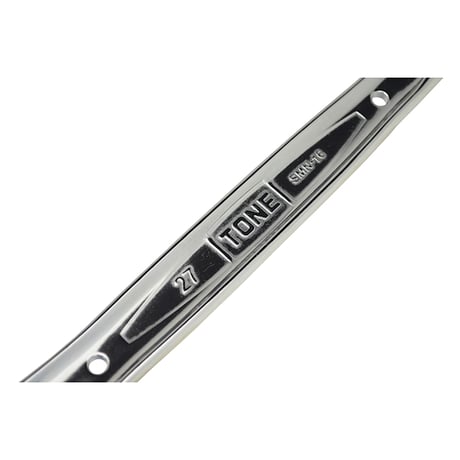 ＴＯＮＥ　シノ付めがねレンチ　銀総磨き　ＳＭＮ－１６（２７） SMN-16(27)●ＴＯＮＥ　シノ付めがねレンチ　銀総磨き　ＳＭＮ－１６（２７）●金井産業【取寄せ商品】