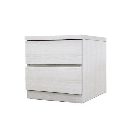 フィット 幅40 2段 チェスト 奥行44cm 家具 収納 ホワイト 6300074152●丸田木工【取寄せ商品】