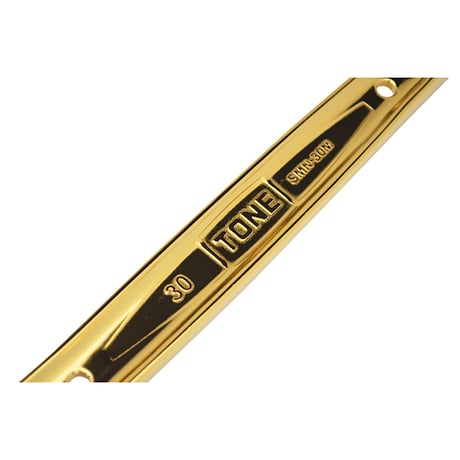 ＴＯＮＥ　シノ付めがねレンチ　金総磨き　ＳＭＮ－３０Ｍ（３０） SMN-30M(30)●ＴＯＮＥ　シノ付めがねレンチ　金総磨き　ＳＭＮ－３０Ｍ（３０）●金井産業【取寄せ商品】
