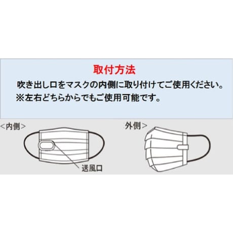 マスク用送風機　Mask  Fan マスクファン 扇風機 蒸れない 熱中症対策 USB 充電式 小型 エアーベンチレーター マスク  elejolie マスク用サーキュレーターファン