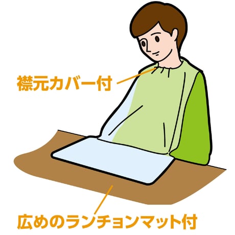ポケット付使い捨て食事用エプロン　１００枚入 51958●ポケット付使い捨て食事用エプロン　１００枚入●アーテック 51958●ポケット付使い捨て食事用エプロン　１００枚入【取寄せ商品】