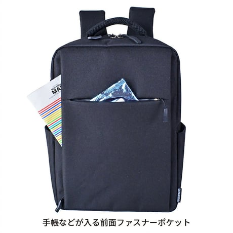 ＣＡＰＴＡＩＮ　ＳＴＡＧ　軽量ＰＣリュック　ビジネスバッグ　Ｍ　ブラック　１３４０ ●スワン【取寄せ商品】