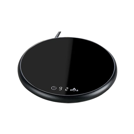 カップウォーマー Coffee Mug Warmer(TB-018) 黒 CRECOTE 保温 コースター マグカップ コーヒー