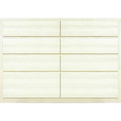 キューブ 幅120 4段 チェスト 家具 収納 ホワイト 6300074104●丸田木工【取寄せ商品】