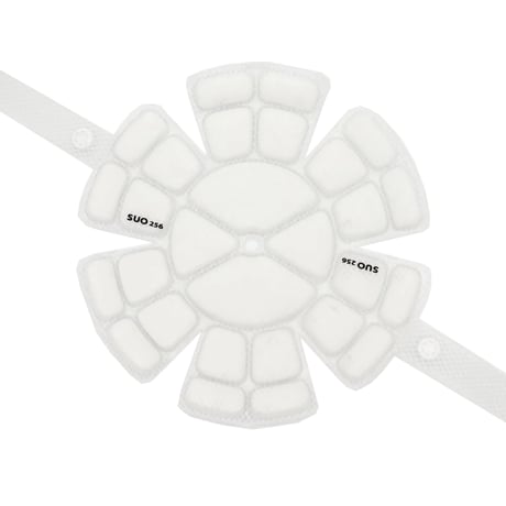 ＳＵＯ　２５６　ＩＣＥ　ＭＥＴ　ヘルメット用アイス　Ｓサイズ　ホワイト 6300066091●SUO【取寄せ商品】