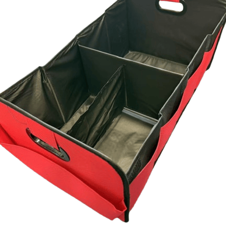 ﾄﾗﾝｸ用収納ﾎﾞｯｸｽ ﾚｯﾄﾞ CT-B 車収納 トランクボックス 折りたたみ 収納ボックス 整理ボックス マジックテープ付き 車内整理