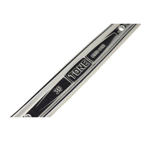 ＴＯＮＥ　シノ付めがねレンチ　銀総磨き　ＳＭＮ－３０Ｍ（３０） SMN-30M(30)●ＴＯＮＥ　シノ付めがねレンチ　銀総磨き　ＳＭＮ－３０Ｍ（３０）●金井産業【取寄せ商品】