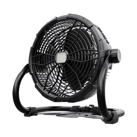 マキタバッテリー対応　ポータブル扇風機ＬＥＤライト付き　マッチングファンＶ１８ YC-B12F●グッドグッズ【取寄せ商品】