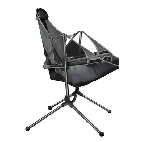 ﾊﾝﾓｯｸﾁｪｱ ｸﾞﾚｰ LT32004 アウトドア チェア ハンモックチェア キャンプ 折りたたみ リラックス 椅子 軽量 コンパクト 携帯便利