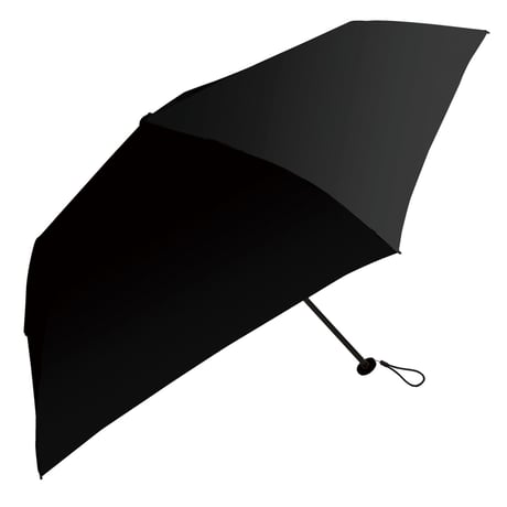 UVAir＋　晴雨兼用折りたたみ傘　ブラック 835-009●UVAir＋　晴雨兼用折りたたみ傘　ブラック●中谷【取寄せ商品】