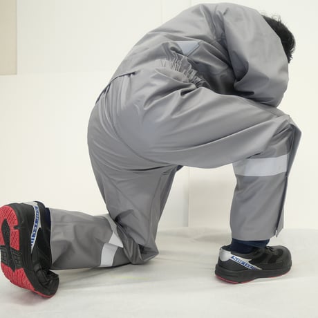 ＭＷ専用サロペット　土木作業向け　グレー　●コヤナギ【取寄せ商品】
