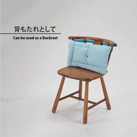 日本防炎協会認定　カネカロン防災クッション　ブルー　●日本防炎協会認定　カネカロン防災クッション　ブルー　●ガマカ工業【取寄せ商品】