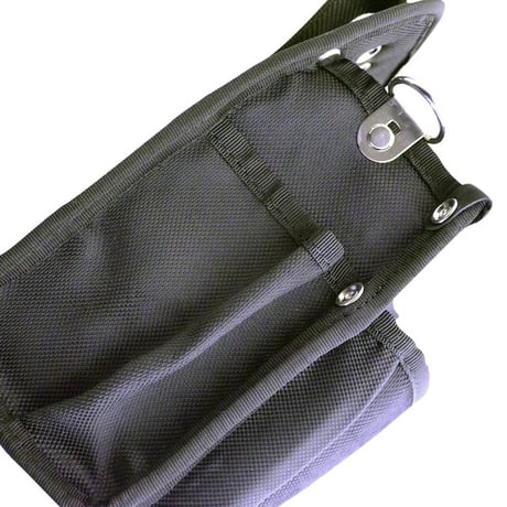 内側ポケット付ナイロン腰袋　ＢⅡ　黒 BⅡ 黒●金井産業【取寄せ商品】