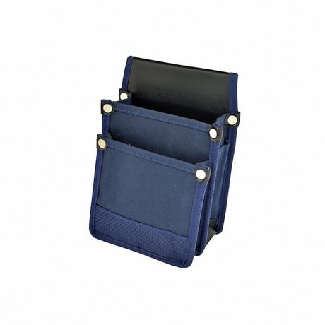 腰袋　内側ポケット付帆布／小型 　ＹＫⅡ－０２ YKⅡ-02 紺●金井産業【取寄せ商品】