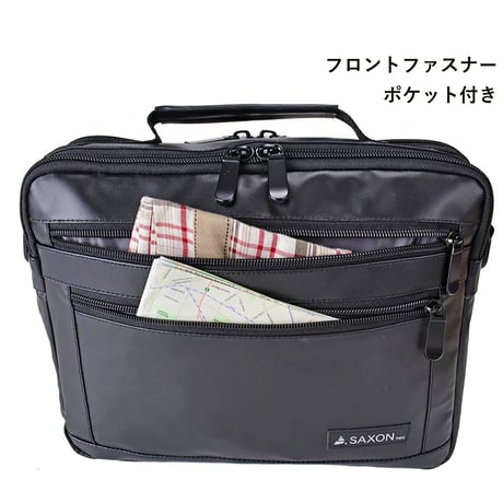 ＳＡＸＯＮ　２ｗａｙ　ショルダーバッグ　５２２２　ブラック 5222●ＳＡＸＯＮ　２ｗａｙ　ショルダーバッグ　５２２２　ブラック●スワン 5222【取寄せ商品】