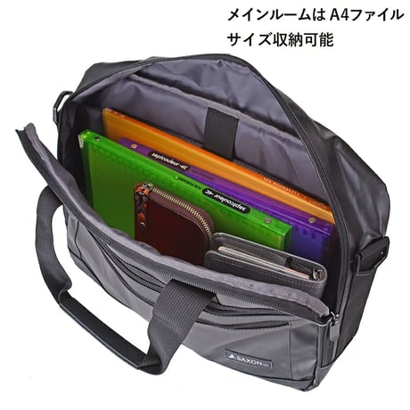 ＳＡＸＯＮ　２ｗａｙ　ビジネスバッグ　５２２４　ブラック 5224●ＳＡＸＯＮ　２ｗａｙ　ビジネスバッグ　５２２４　ブラック●スワン 5224【取寄せ商品】