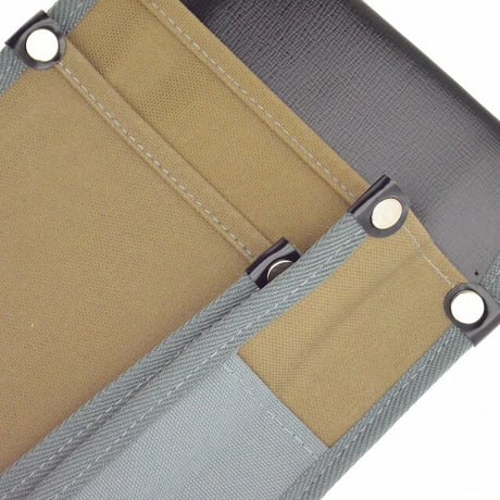 腰袋　内側ポケット付帆布　ＹＫ－０４　灰 YK-04 灰●金井産業【取寄せ商品】