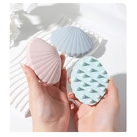 ﾍｱｰﾌﾞﾗｼ Shell  ヘアブラシ セット 頭皮マッサージ ブラシ 豚毛 シリコン シャンプーブラシ スカルプケア 血行促進 髪の毛 ツヤ 美髪 頭皮ケアグッズ