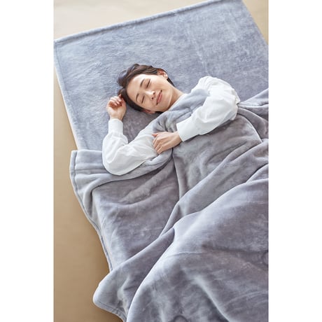 CALDO NIDO notte3　掛け毛布　シルバー　シングル 6300069790●ディーブレス 6300069790【取寄せ商品】