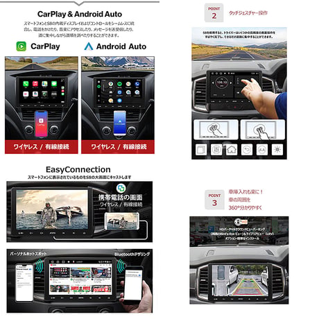 ATOTO　S８車載カーナビ　S８G２１１３LT　１０．１インチ 後付け　カーオーディオ ATOTO●オーディオ●一体型●大画面●車載●カープレイ●ハンズフリー●android【取寄せ商品】