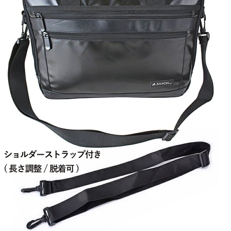 ＳＡＸＯＮ　２ｗａｙ　マチ拡張ビジネスバッグ　５２２５　ブラック 5225●ＳＡＸＯＮ　２ｗａｙ　マチ拡張ビジネスバッグ　５２２５　ブラック●スワン 5225【取寄せ商品】