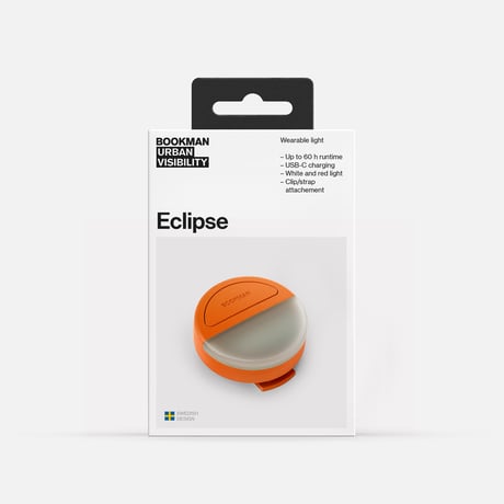 Ｅｃｌｉｐｓｅ　エクリプス　クリップライト　Ｏｒａｎｇｅ 577●Ｅｃｌｉｐｓｅ　エクリプス　クリップライト　Ｏｒａｎｇｅ●BOOKMAN【取寄せ商品】