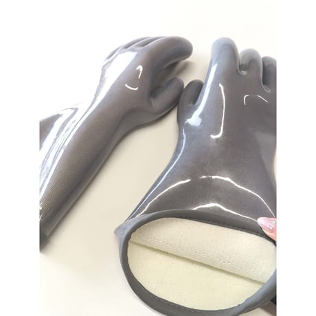 Felio 防水耐熱グローブ　グレー F2025●Felio 防水耐熱グローブ　グレー●富士商 F2025●Felio 防水耐熱グローブ　グレー●富士商【取寄せ商品】