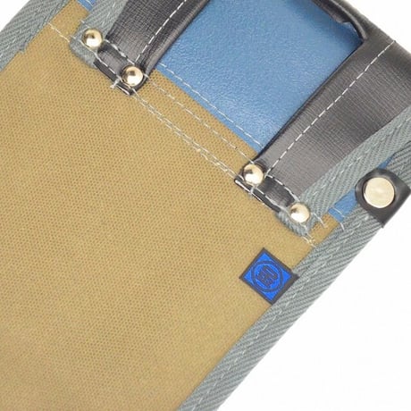 腰袋　内側ポケット付帆布／小型　ＹＫⅡ－０４ YKⅡ-04 灰●金井産業【取寄せ商品】