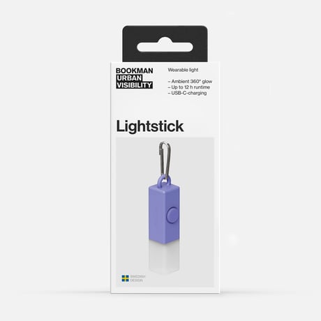 Ｌｉｇｈｔｓｔｉｃｋ　充電式防水ＬＥＤランプ　ＵＳＢ－Ｃ＆Ｐａｐｅｒ　ｐａｃｋａｇｉｎｇ（ＦＳＣ）　Ｌａｖｅｎｄｅｒ 584●BOOKMAN【取寄せ商品】
