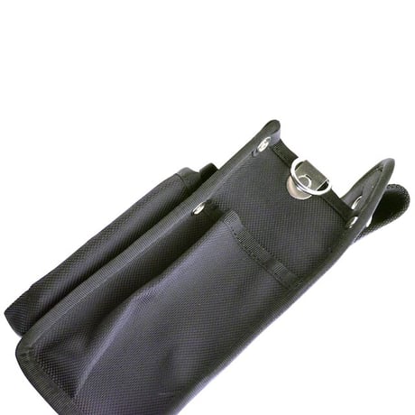内側ポケット付ナイロン腰袋　Ｂ　黒 B 黒●金井産業【取寄せ商品】