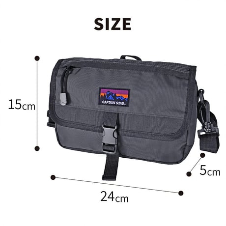 ＣＡＰＴＡＩＮ　ＳＴＡＧ　ショルダーバッグ　１３２１　ブラック 1321●ＣＡＰＴＡＩＮ　ＳＴＡＧ　ショルダーバッグ　１３２１　ブラック●スワン 1321【取寄せ商品】