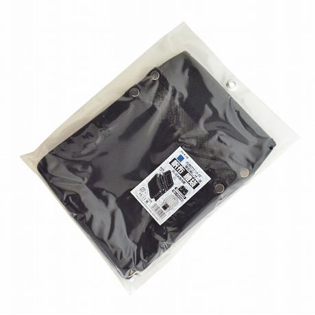 腰袋　内側ポケット付帆布／黒蛇柄 YK-11 黒●金井産業【取寄せ商品】