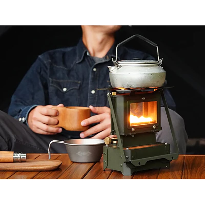 FUTURE FOX アイロンストーブ アウトドア オリーブ 6300073372