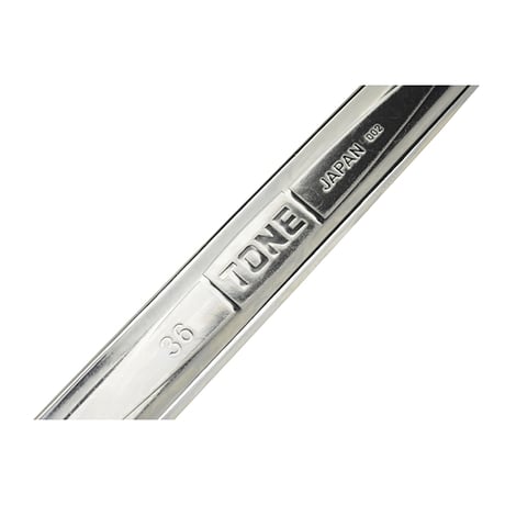 ＴＯＮＥ　シノ付めがねレンチ　銀総磨き　ＳＭＮ－２２（３６） SMN-22(36)●ＴＯＮＥ　シノ付めがねレンチ　銀総磨き　ＳＭＮ－２２（３６）●金井産業【取寄せ商品】