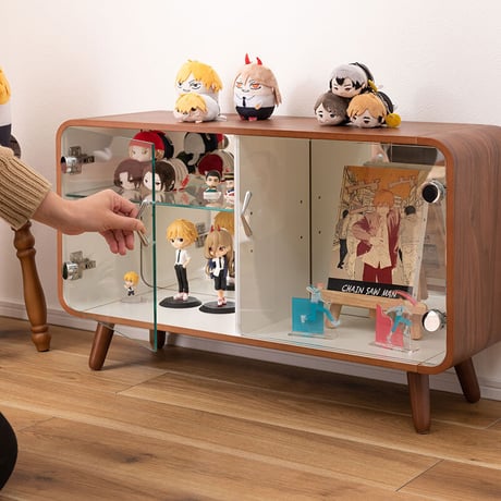 コレクションシェルフ　　ロータイプ　ブラウン　ＰＴ－６１３ＢＲ 東谷株式会社