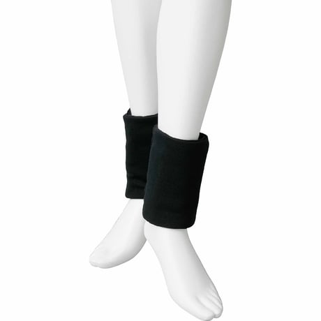 遠赤ワンタッチ足首ウォーマー　冷え性対策　ミニカイロが入れられるポケット付き ケアファッション【取寄せ商品】
