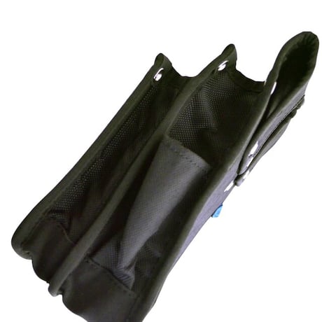 内側ポケット付ナイロン腰袋　Ａ　黒 A 黒●金井産業【取寄せ商品】