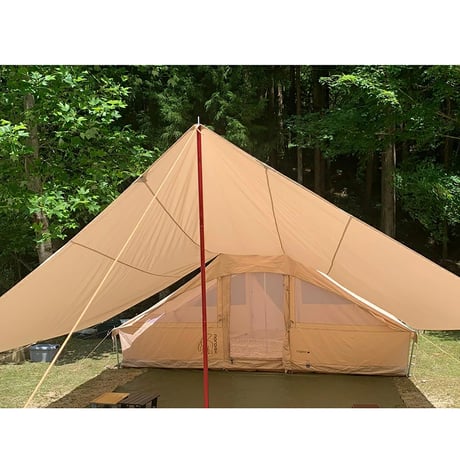 FUTURE FOX タープポール 収納袋付 直径28mm全長240cm (60cm×4本)×2本分 ワインレッド 6300073365●FUTURE FOX